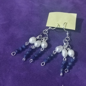 Cercei cu perle de cultura in cupru placat cu argint. - accesorii nuntă - amintiri și cadouri de nuntă - cadou nuntă - set de ceremonie - Artynos.ro