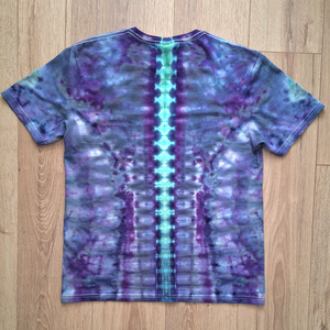 Cosmic Mandala � Tricou vopsit stil psihedelic - îmbrăcăminte și modă - haine bărbați - tricouri bărbați - Artynos.ro