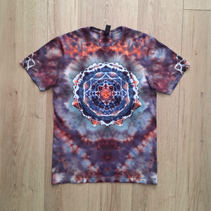 Midnight Mandala - Tricou unisex unicat din bumbac, Imbracaminte si moda, Haine dama, Tricou si top de dama, Altele, ARTYNOS