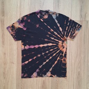 Copper Ray � Tricou rock unisex reverse dye unicat - îmbrăcăminte și modă - haine bărbați - tricouri bărbați - Artynos.ro