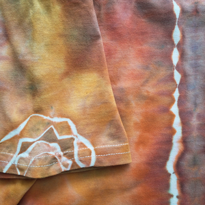 Rust Spiderweb � Tricou bumbac vopsit manual unicat - îmbrăcăminte și modă - haine damă - tricou și top de damă - Artynos.ro