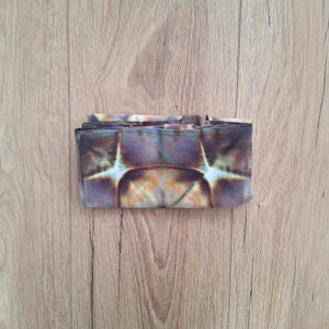 Brown Shibori - Sacoșă cumpărături vopsită manual - genți și portofele - geantă pentru cumpărături - totebaguri - Artynos.ro