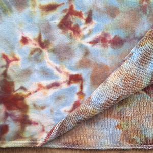 Blue Clay - Bluză french terry vopsită manual - îmbrăcăminte și modă - haine damă - hanorace, cardigane - Artynos.ro