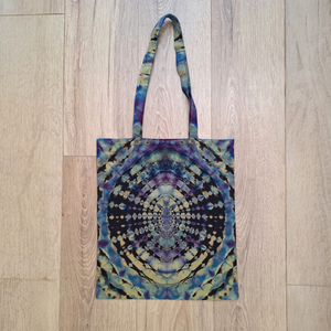 Electric Night - Sacosa cumparaturi vopsita manual, Genti si portofele, Geanta pentru cumparaturi, Totebaguri, Altele, ARTYNOS