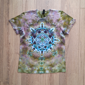 Celestial Compass - Tricou mandala hippie unicat, Imbracaminte si moda, Haine dama, Tricou si top de dama, Altele, ARTYNOS
