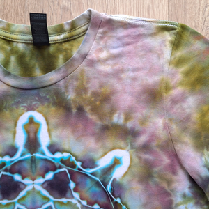 Celestial Compass - Tricou mandala hippie unicat - îmbrăcăminte și modă - haine damă - tricou și top de damă - Artynos.ro