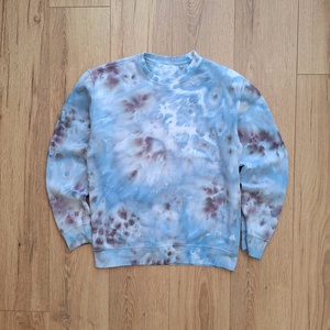 Crystal Cloud - Hanorac unisex vopsit manual unicat - Artynos.ro