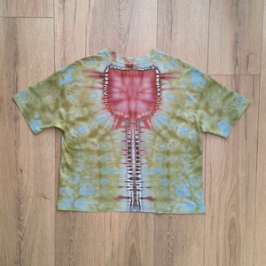 Tulip Mandala - Tricou model primavară cu lalea - îmbrăcăminte și modă - haine damă - tricou și top de damă - Artynos.ro