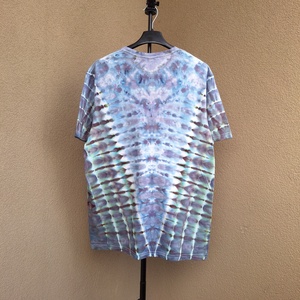 Tricou unisex de vara bumbac albastru lila unicat - îmbrăcăminte și modă - haine bărbați - tricouri bărbați - Artynos.ro