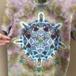 Tricou hippie bumbac mandala festival unicat - îmbrăcăminte și modă - haine damă - tricou și top de damă - Artynos.ro