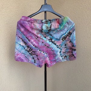[L] Leggings scurți bumbac multicolor unicat - îmbrăcăminte și modă - haine damă - pantaloni damă - Artynos.ro