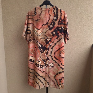 [S-M] Rochie tunică boho viscoză vaporoasă unicat - îmbrăcăminte și modă - haine damă - rochie, dintr-o bucată - Artynos.ro