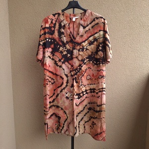 [S-M] Rochie tunica boho viscoza vaporoasa unicat, Imbracaminte si moda, Haine dama, Rochie, dintr-o bucata, Altele, ARTYNOS