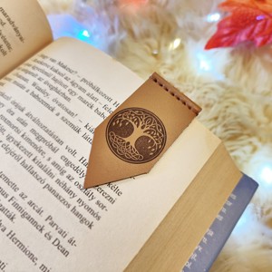 Semn de carte din piele - Copacul vietii (celtic), , , ARTYNOS