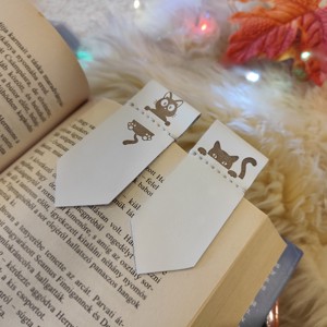 Semn de carte personalizat - Peeping Kitty -  - Artynos.ro