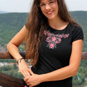 Tricou Szekler brodat - negru -  - Artynos.ro