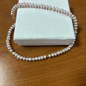 Colier perle roz Andra - bijuterii - coliere - coliere de perle - Artynos.ro