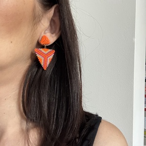 Cercei statement Portocala - Artynos.ro