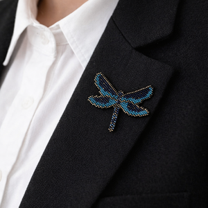 Brosa Libelula - bijuterii - broșe - Artynos.ro