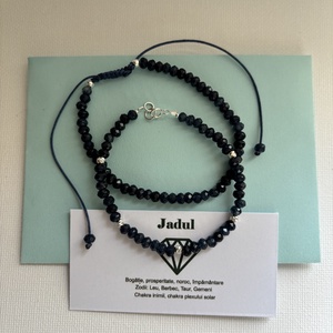 Bratari jad, Bijuterii, Bratari, Bratari din pietre semipretioase, Confectionarea bijuteriilor, Bratari din piatra semipretioasa jad fatetat, reglabila pe snur sau cu inchizatoare din argint. Est..., ARTYNOS