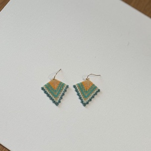 Set cercei si colier din margele ceramice - bijuterii - cercei - cercei din mărgele - Artynos.ro