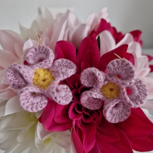 Cercei crosetati - bijuterii - cercei - cercei croșetați - Artynos.ro