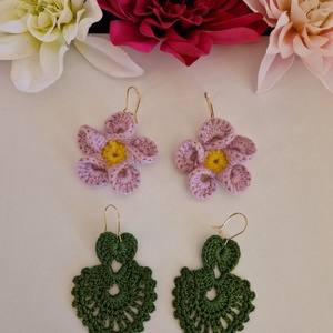 Cercei crosetati, Bijuterii, Cercei, Cercei crosetati, Crosetat, ARTYNOS