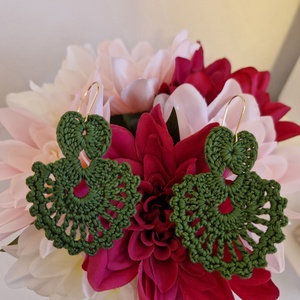 Cercei crosetati - bijuterii - cercei - cercei croșetați - Artynos.ro