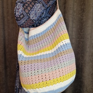 Geanta de plaja crosetata, Genti si portofele, Genti de mana si umar, Geanta casual, Crosetat, ARTYNOS