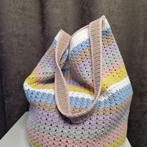Geanta de plaja crosetata - genți și portofele - genți de mână și umăr - geantă casual - Artynos.ro