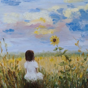 Liniste in amurg, Arte vizuale si accesorii , Picturi, Pictura in ulei, , ARTYNOS