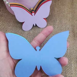Fluturi maxi colorati - casă & stil de viață - papetărie de hârtie - pachet stickere - Artynos.ro