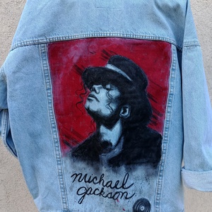 Geaca model cu Michael Jackson - îmbrăcăminte și modă - haine damă - jachetă de femei - Artynos.ro
