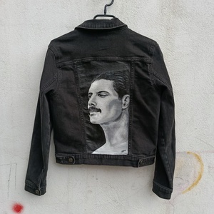 Geaca Model unicat cu Freddie Mercury Queen - îmbrăcăminte și modă - haine damă - jachetă de femei - Artynos.ro
