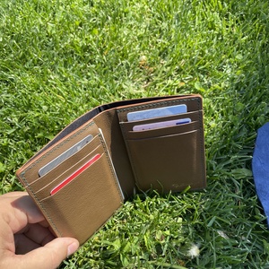 Portofel din piele naturala lucrat integral manual in Romania - geantă și husă - portofele, huse, suporturi - portofel - portofel bărbați - Artynos.ro