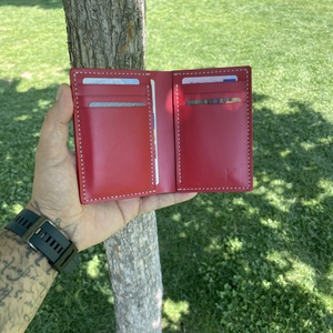 Portofel din piele naturala lucrat integral manual in Romania - geantă și husă - portofele, huse, suporturi - portofel - portofele damă - Artynos.ro