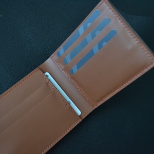 Portofel din piele naturala Classy bi fold lucrat integral manual - genți și portofele - curele genți - Artynos.ro