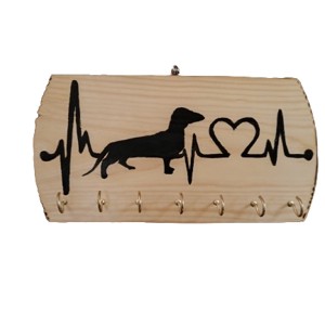 Dachshund caine unic de perete breloc, , , ARTYNOS