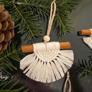 Decorațiuni makramé de Crăciun  - Artynos.ro