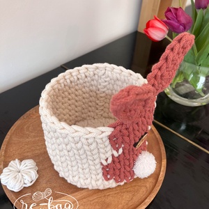 Coșuleț depozitare cu formă de iepuraș - casă & stil de viață - accesorii pentru decorat casa - decorațiuni de masă și decorațiuni pentru rafturi  - decorațiuni de masă - Artynos.ro