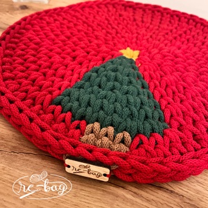 Suport/ decoratiune farfurii  de crăciun, - crăciun - decorațiuni de crăciun de casă - decor pentru masă de crăciun - Artynos.ro