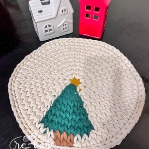 Suport/ decoratiune farfurii  de crăciun, - crăciun - decorațiuni de crăciun de casă - decor pentru masă de crăciun - Artynos.ro