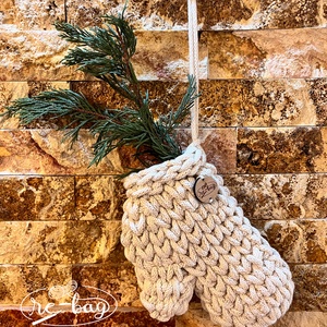 Decorațiune de ușă de crăciun- mănușă - crăciun - decorațiuni de crăciun de casă - decorațiuni pentru ușă de crăciun - Artynos.ro