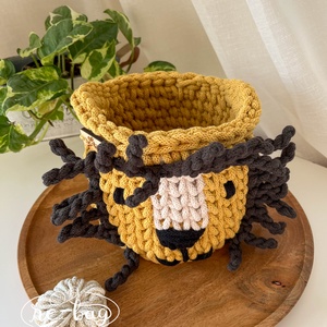 Coșuleț depozitare în formă de leu - casă & stil de viață - echipament pentru camera copiilor - cutie pentru jucării - Artynos.ro