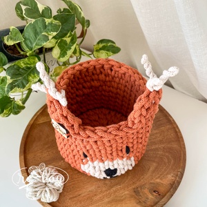 Coșuleț depozitare în formă de veveriță - casă & stil de viață - echipament pentru camera copiilor - cutie pentru jucării - Artynos.ro