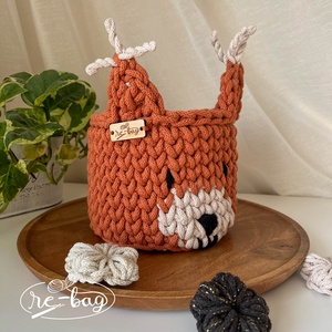 Coșuleț depozitare în formă de veveriță - casă & stil de viață - echipament pentru camera copiilor - cutie pentru jucării - Artynos.ro