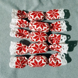 Textil szaloncukor, , Craciun, Decoratiuni de Craciun de casa, Figurine pentru pomul de Craciun, , ARTYNOS