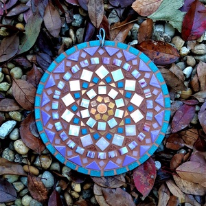 Mozaik mandala falikép 25 cm (05), Casa & Stil de viata, Accesorii pentru decorat casa, Picturi murale, Mozaic de arta de perete, Mozaic, ARTYNOS
