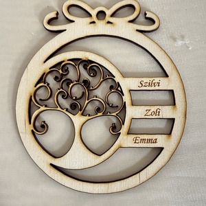 Pomul genealogic de decorare a pomului de Crăciun - accesorii de crăciun - decorațiuni de advent - decor de advent pentru usă - Artynos.ro