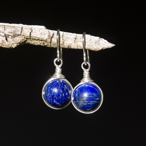 Cercei din argint lapis lazuli - Artynos.ro